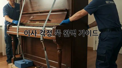 이사, 걱정 뚝! 완벽 가이드